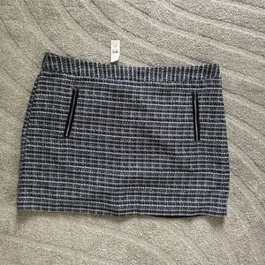 ❤️SOLD❤️LOFT PLUS Women’s Tweed Zipper Pocket Skirt (SIZE 22 plus) Navy blue